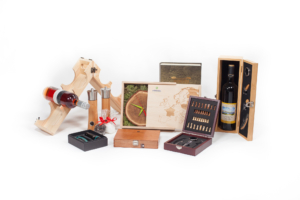 Selection of gift sets with logo