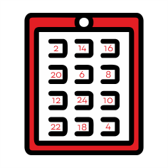 Advent calendars with logo