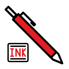 Ink pens with logo