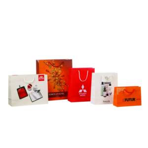 Paper bags and gift bags with logo