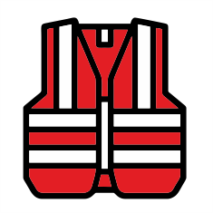 Safety and reflective vests with logo