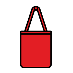 Textile and shopping bags